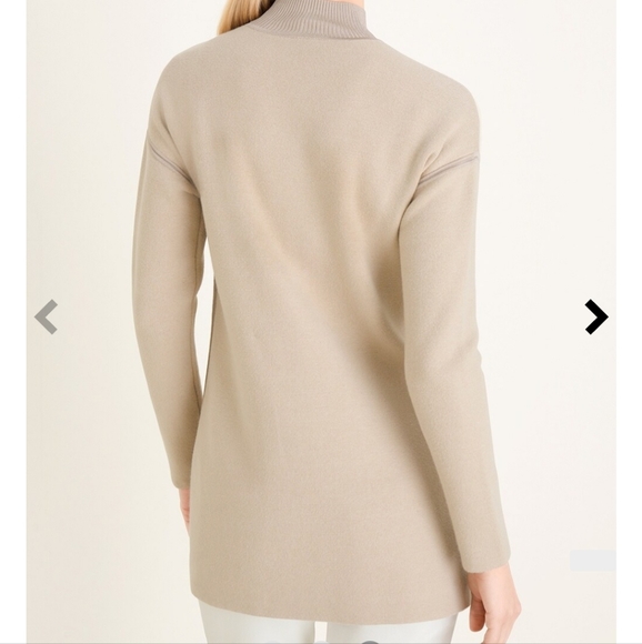 Chicos Milano-Stitch Mock-Neck Pullover Sweater - Picture 3 of 7